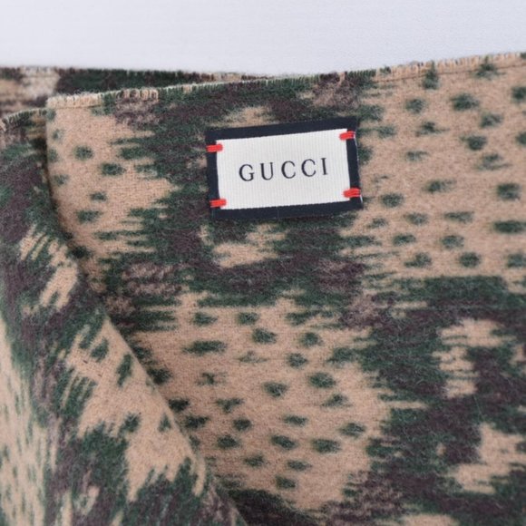 Gucci Reversible Wool Scarf NEW WITH TAGS - Picture 5 of 6